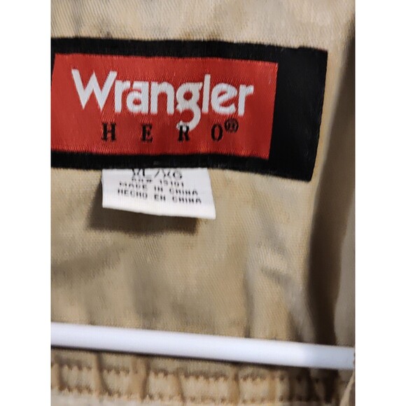 Wrangler Hero Sherpa Lined Denim Vest Size Men’s XL-Brown/Tan Color - Picture 9 of 12